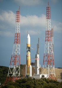 Raketuppskjutning i Japan. Foto/NASA Global Precipitation Measurement (GPM) Mission