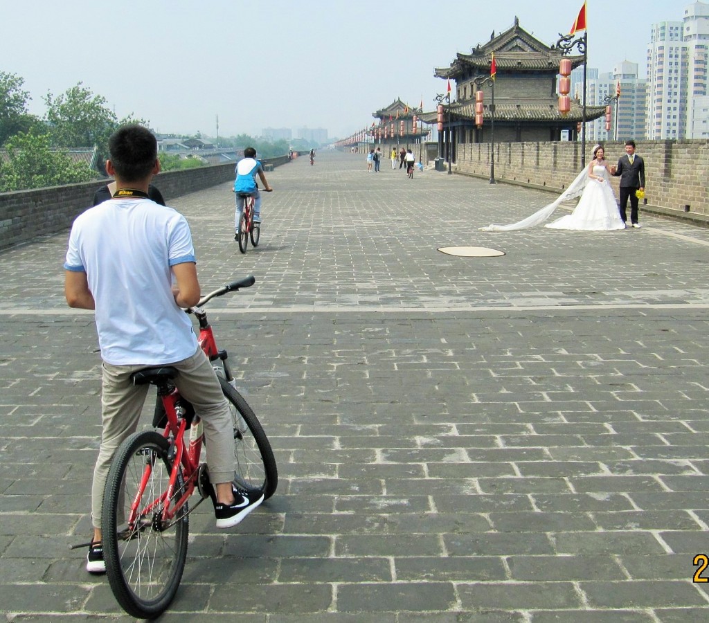 Stadsmuren i Xián