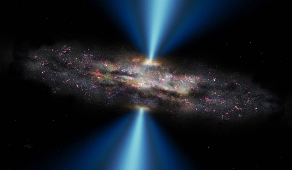 Svart hole.Foto NASA