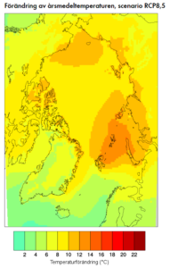 Klimatascenario från SMHI