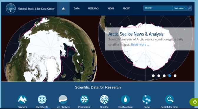 Ovanligt lite havsis i och kring Arktis och Antarktis